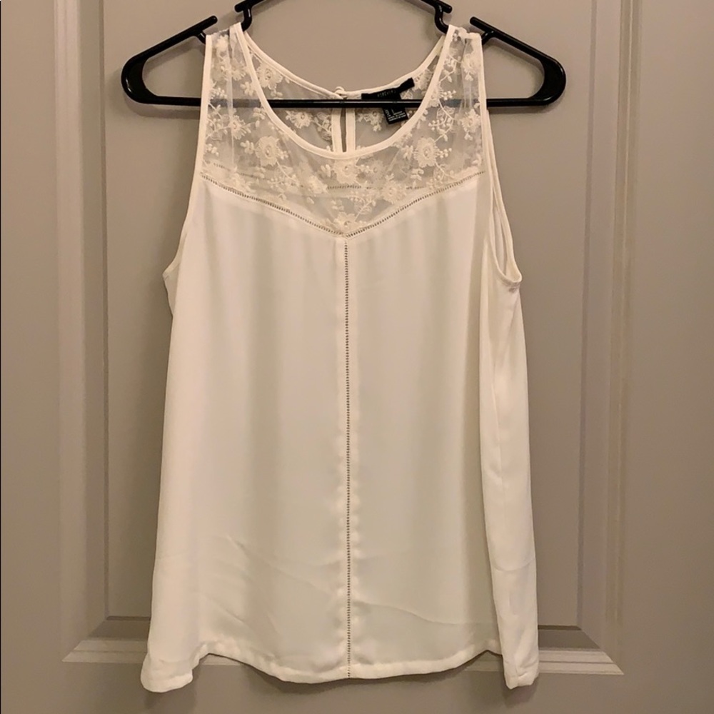 White tank top